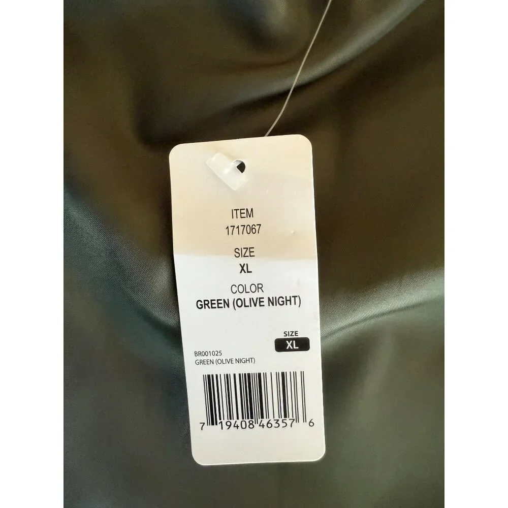 Banana‎ Republic Mens Olive Green Bomber Jacket Size XL NWT Lightweight Full Zip